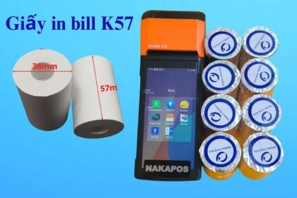 Giấy In Bill K57 | Giấy In Nhiệt K57 | Giấy In Máy Cà Thẻ TP.HCM - giayinbill.top - Ảnh 4